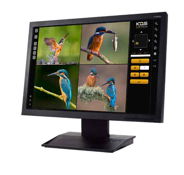 screen shot of iTouch software on monitor