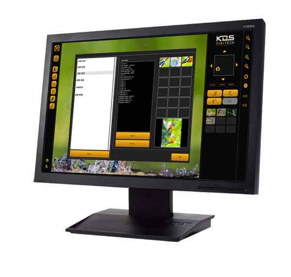 screen shot of iPro software on monitor